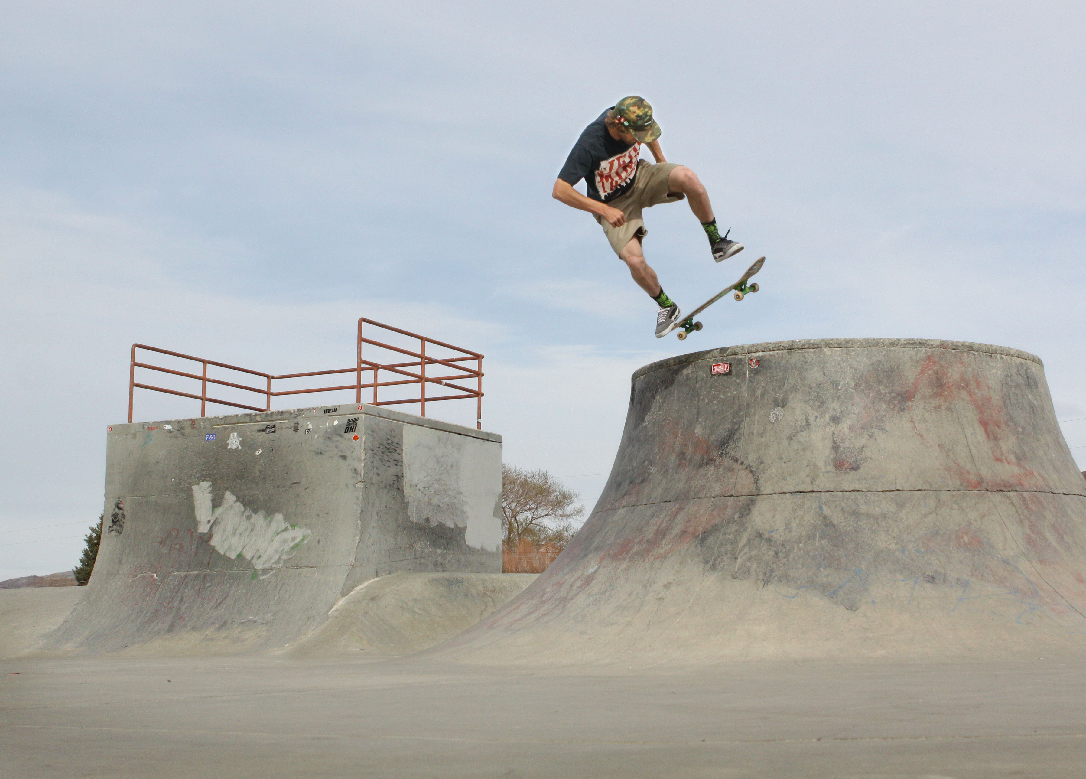 mitch haight kickflip mira loma skatepark reno skateboarding kyle volland
