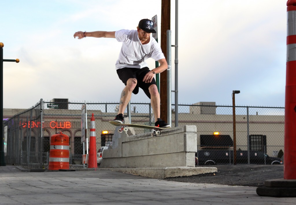 Josh Lamon skateboarding reno skatenv kyle volland