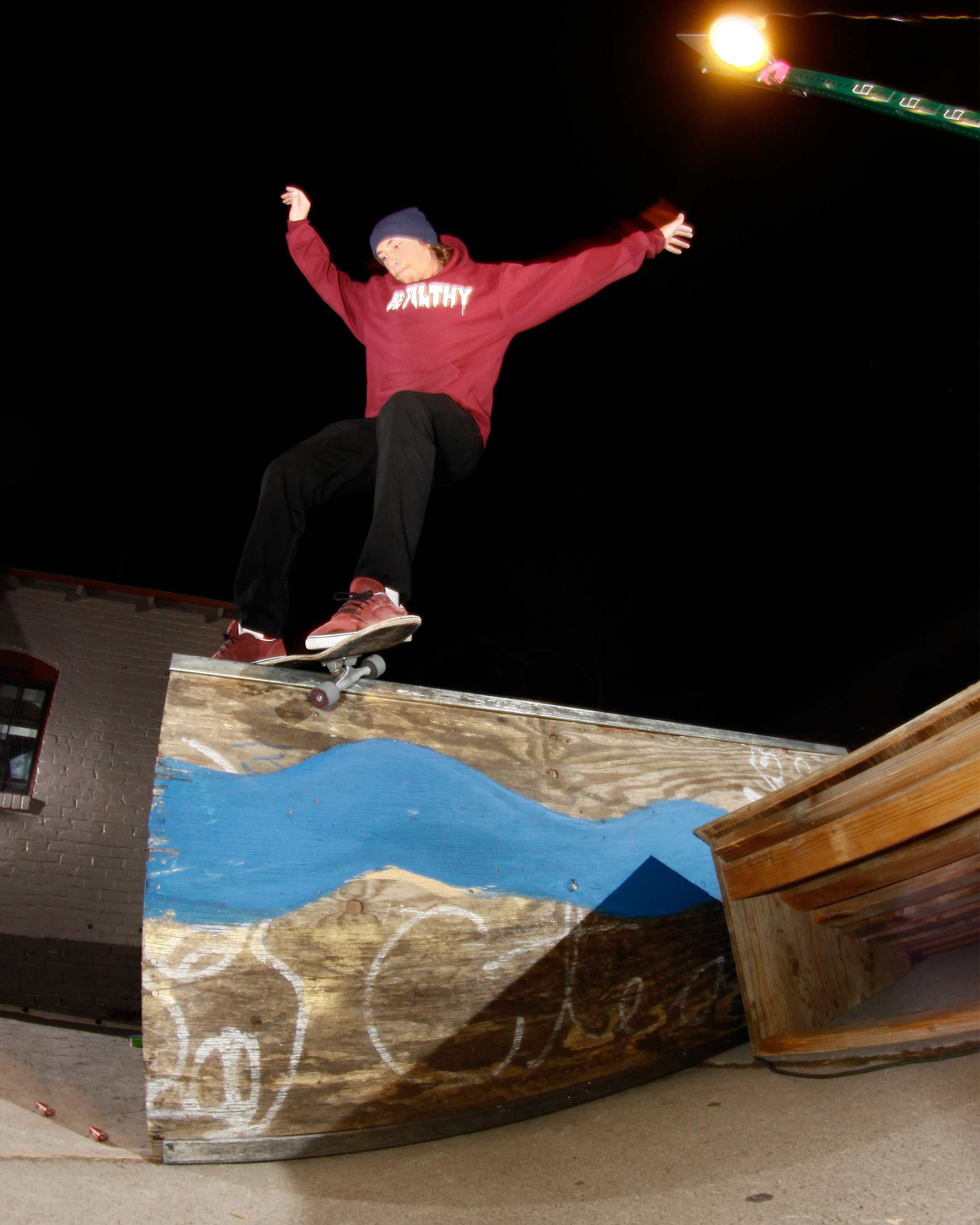 Feeble grind outside the Canvas Gallery Reno photo Volland